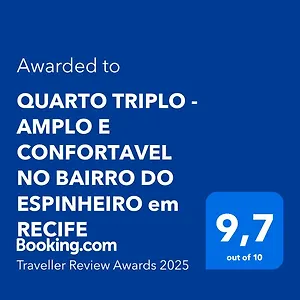 Quarto em Acomodações Particulares QUARTO BASICO&Confortável, Recife